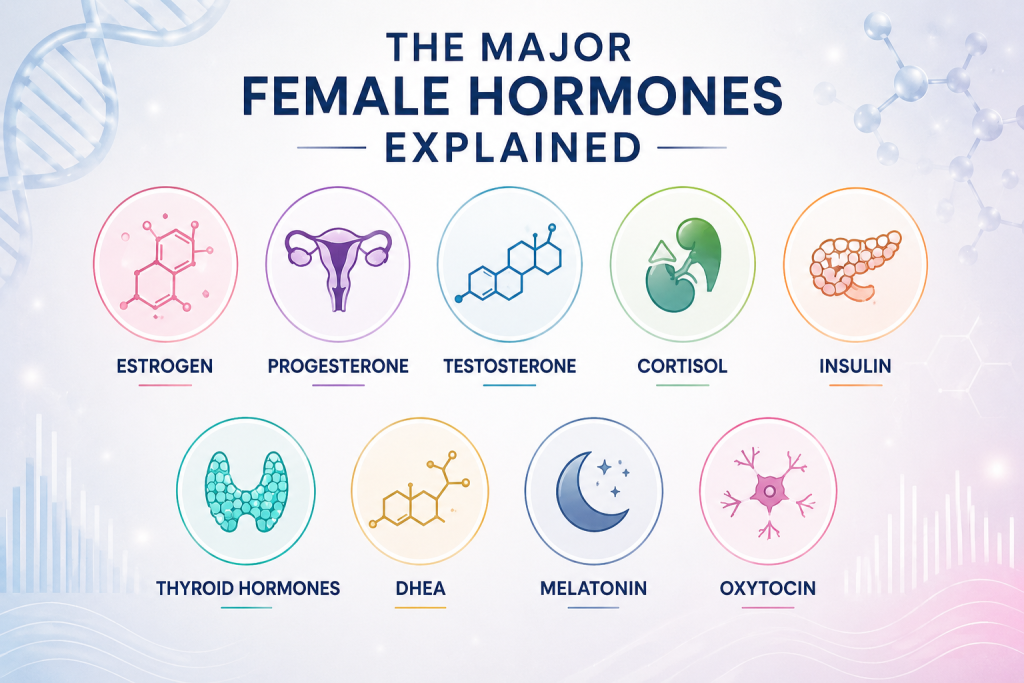 The Major Female Hormones Explained